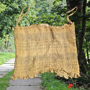 TRF Vintage Ruched Tube Top Crop Top M